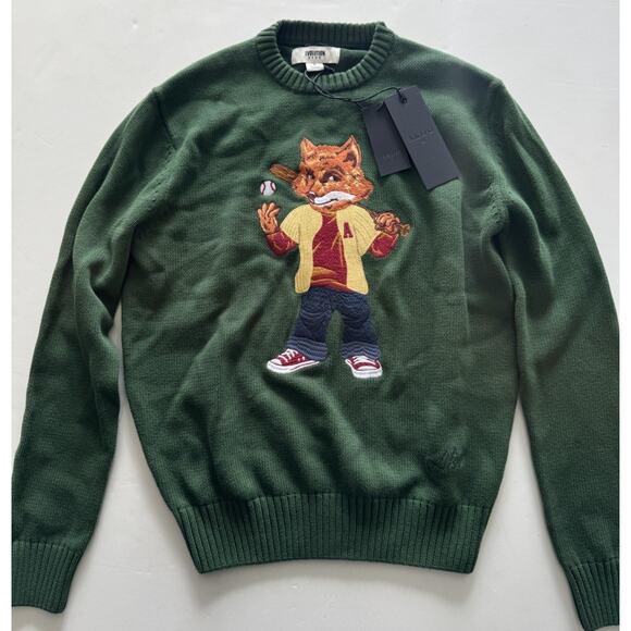 Akoo Slugger Slick Sweater Men’s Green Small NWT